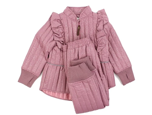 En Fant mesa rose glitter flæse termosæt